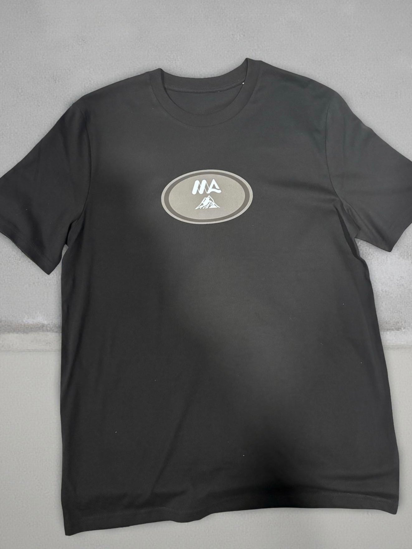 adventure t shirt black mountain print