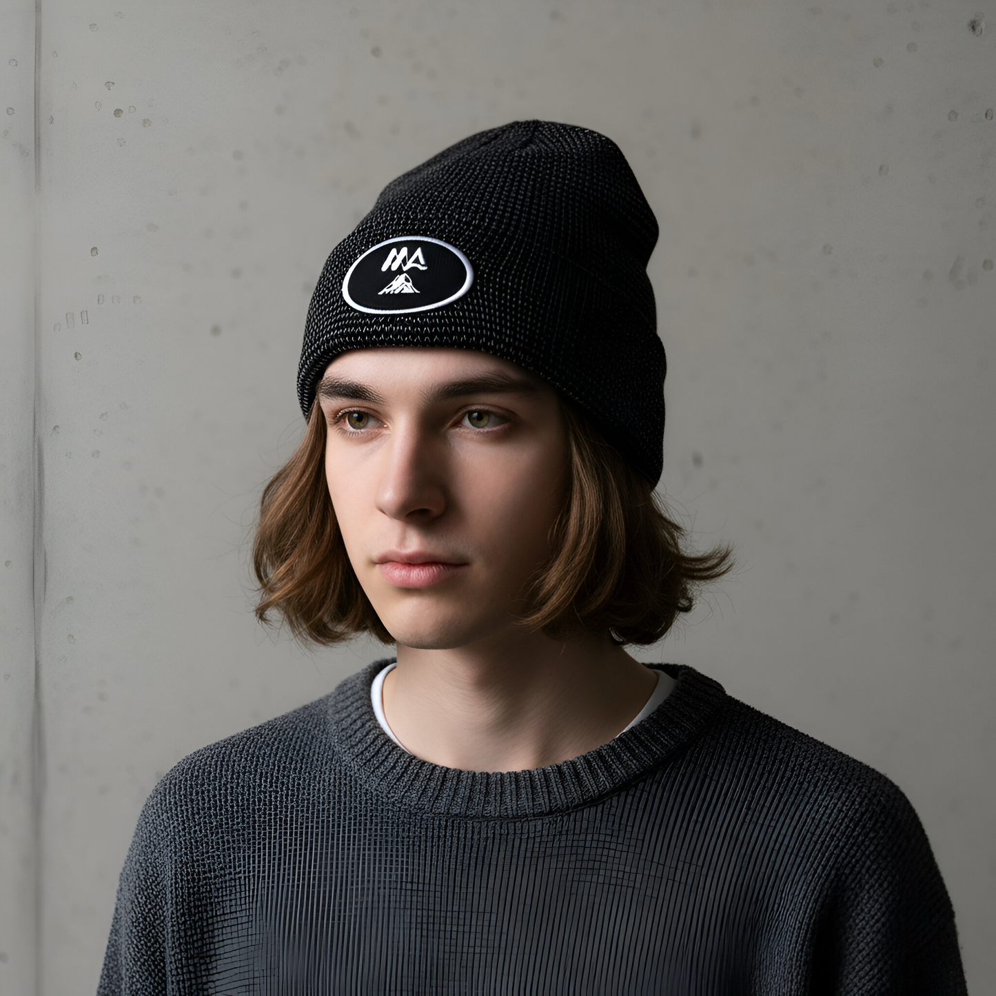 Reflecting beanie hat